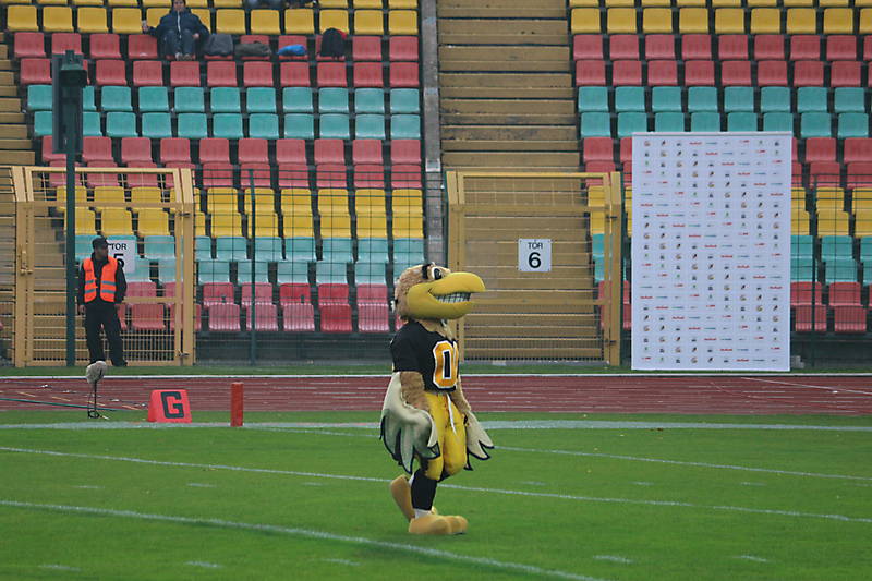 Lenny, das Maskottchen der Berlin Adler