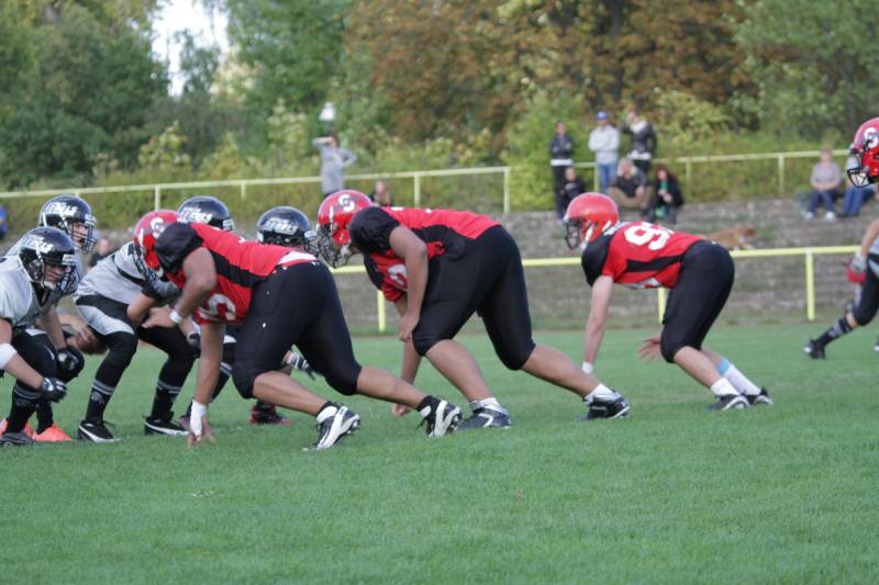 27.09.2014: Halbfinale - Spandau Bulldogs (B) vs Berlin Rebels (B)