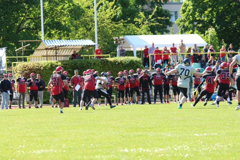 03.05.2014: Spandau Bulldogs (A) vs Berlin Rebels Juniors